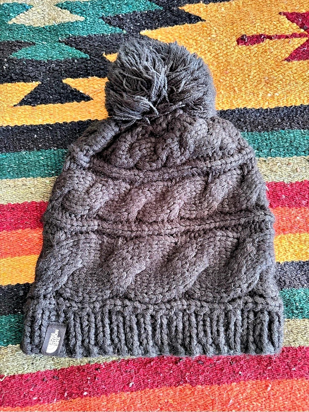The North Face Pom Beanie BLACK